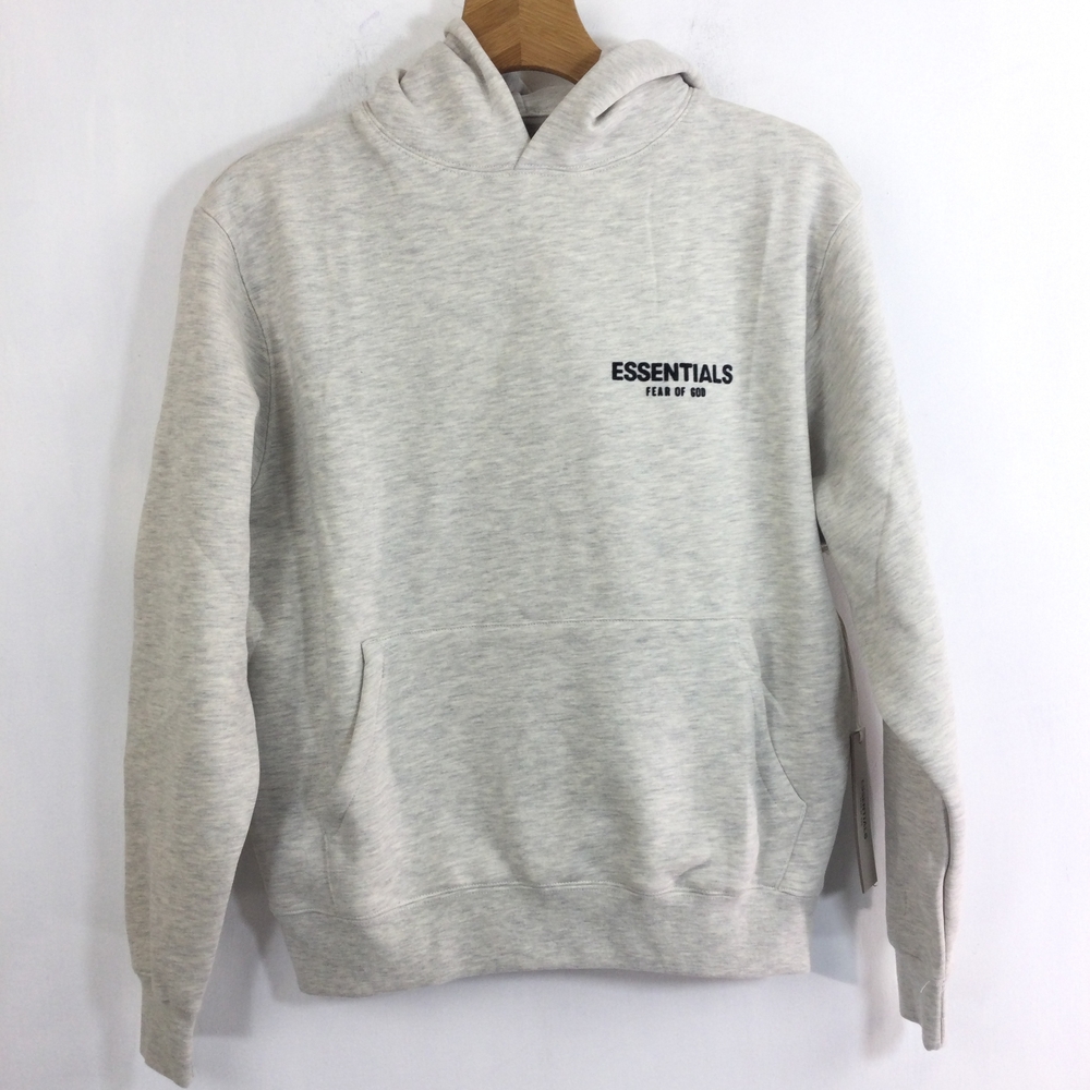 Essentials Gray Sweatshirt Minimalist Design